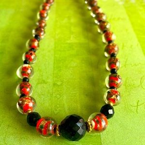 Murano beaded necklace